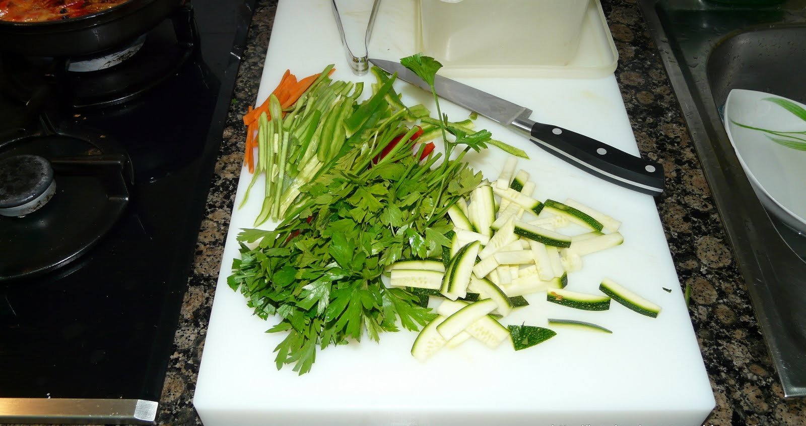 wok fideus xinesos gambes verdures pas7