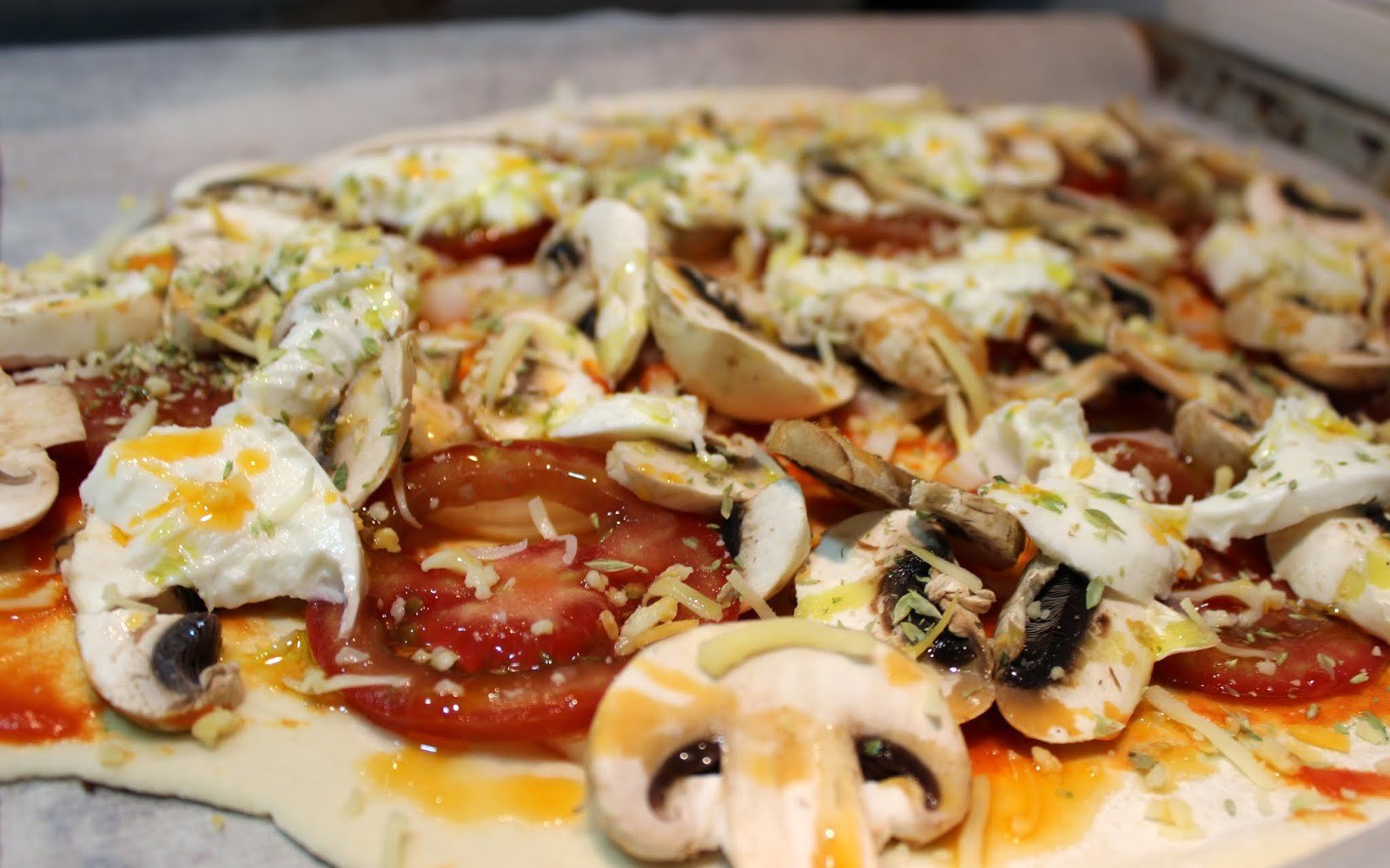 pizza xampinyons tomaquet pas2