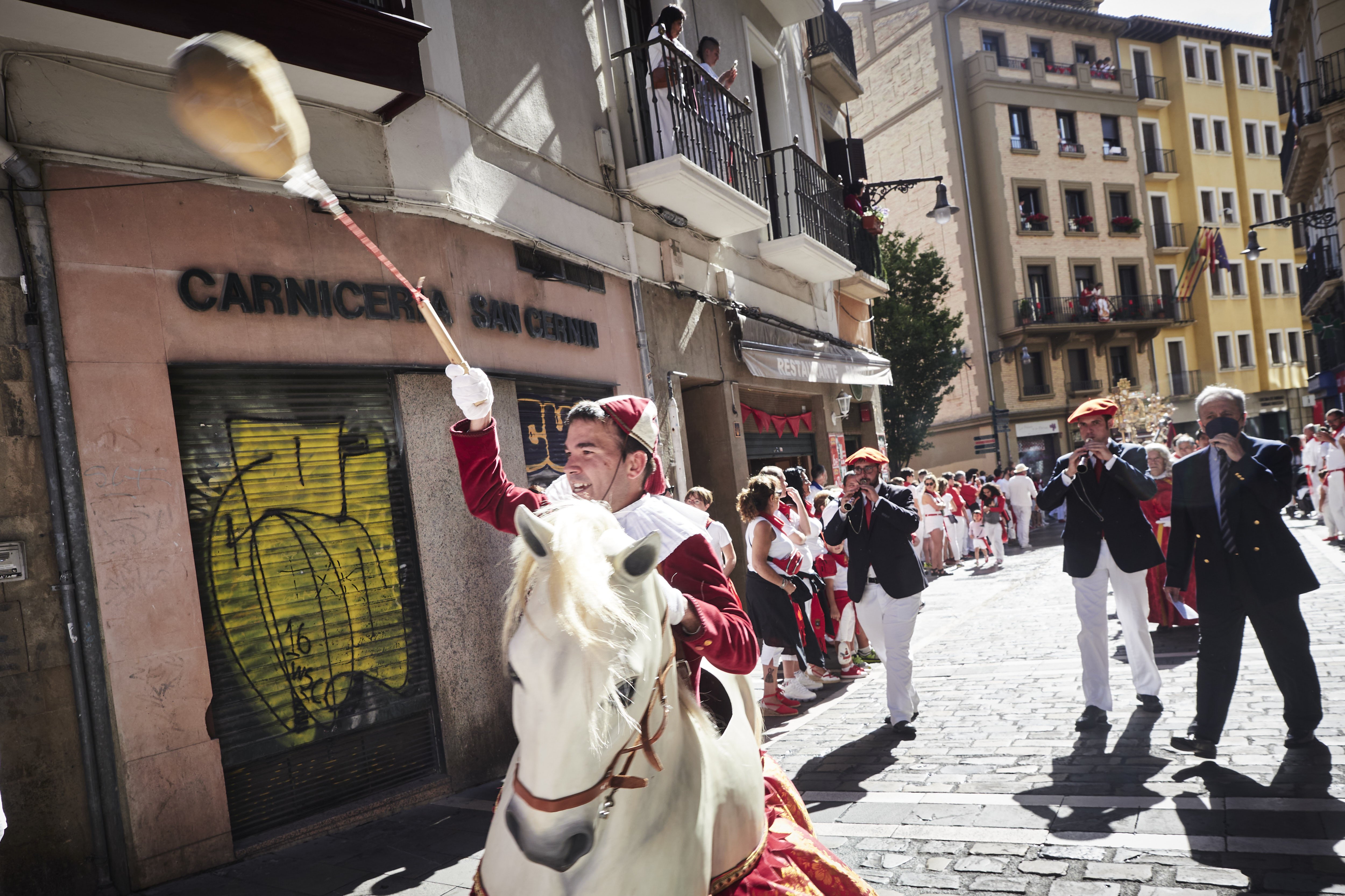 Tres policías heridos en unos altercados en el San Fermín de Pamplona