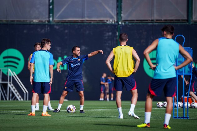 Xavi Hernandez entrenament Barca / Foto: FC Barcelona