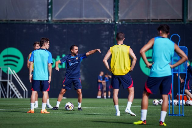Xavi Hernandez entrenamiento Barca / Foto: FC Barcelona Xavi Hernandez entrenamiento Barca / Foto: FC Barcelona