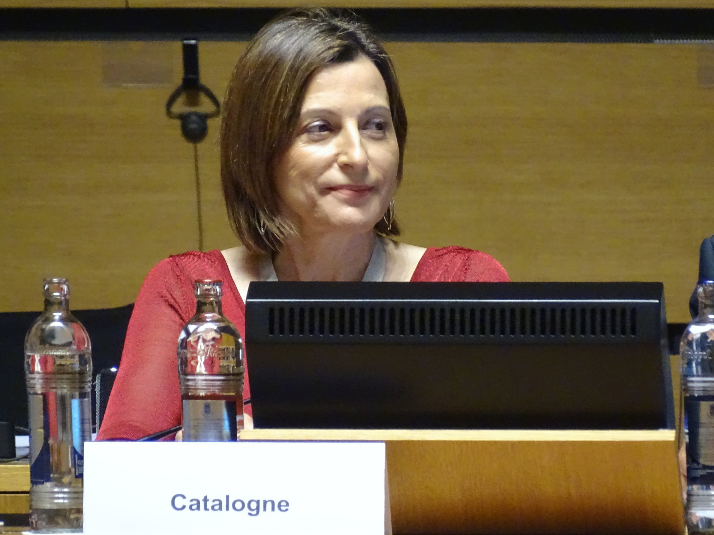 Forcadell denuncia en Luxemburgo la "persecución judicial" del Estado