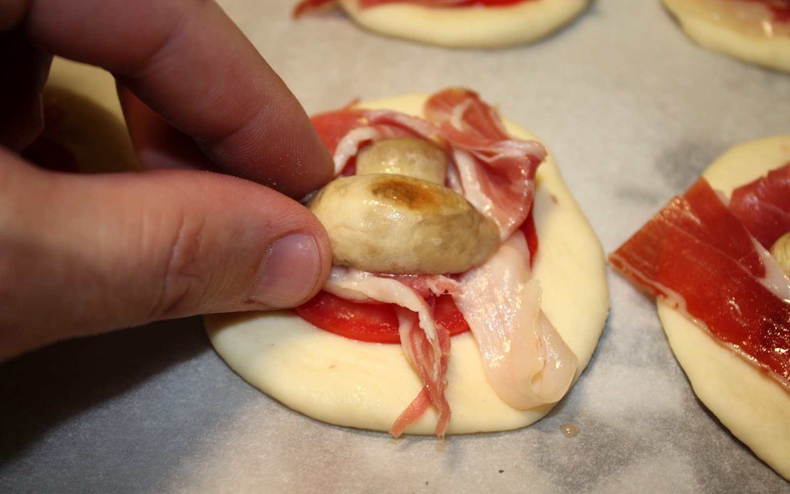 pizzetes iberiques mozarella bufala pas12