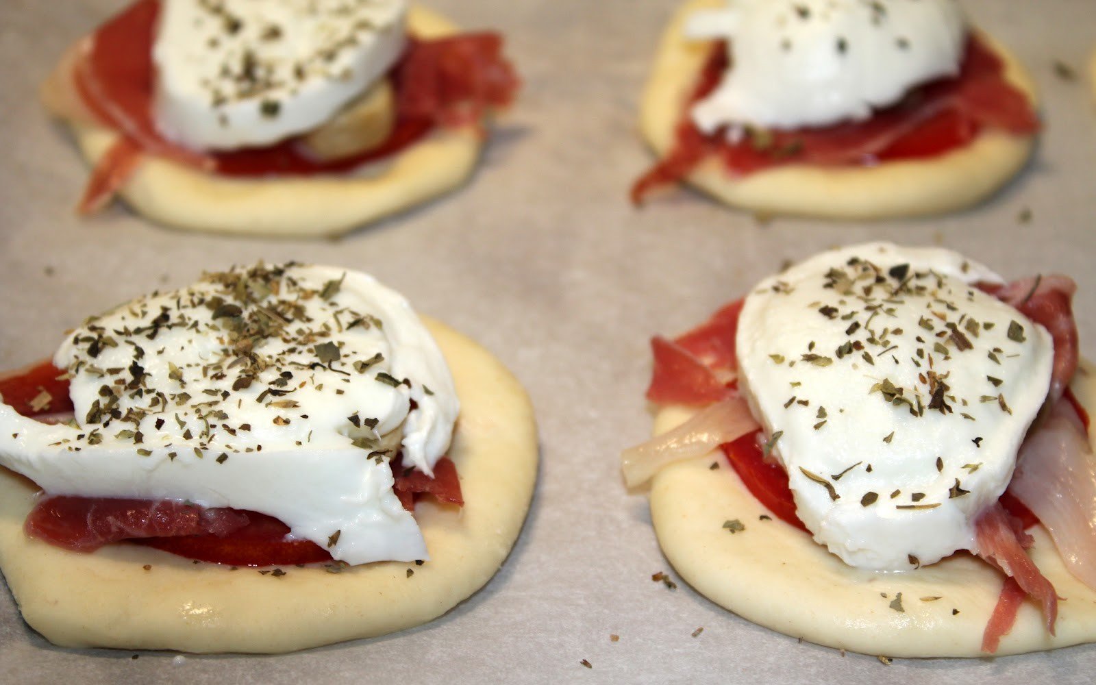 pizzetes iberiques mozarella bufala pas16