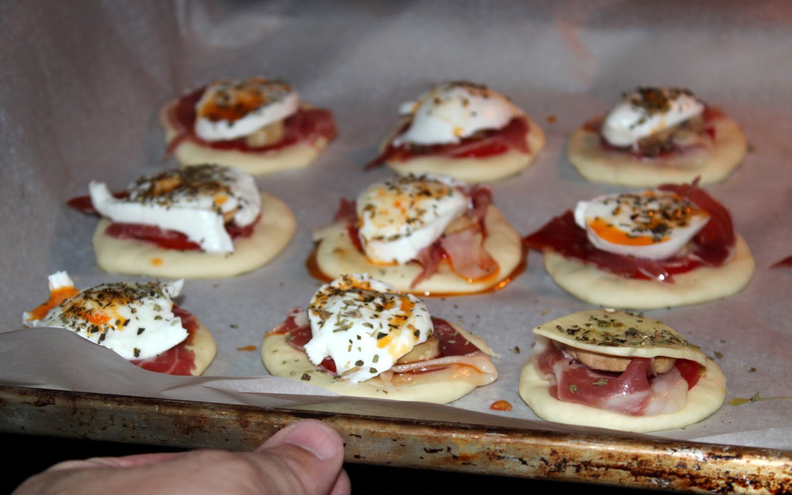 pizzetes iberiques mozarella bufala pas19