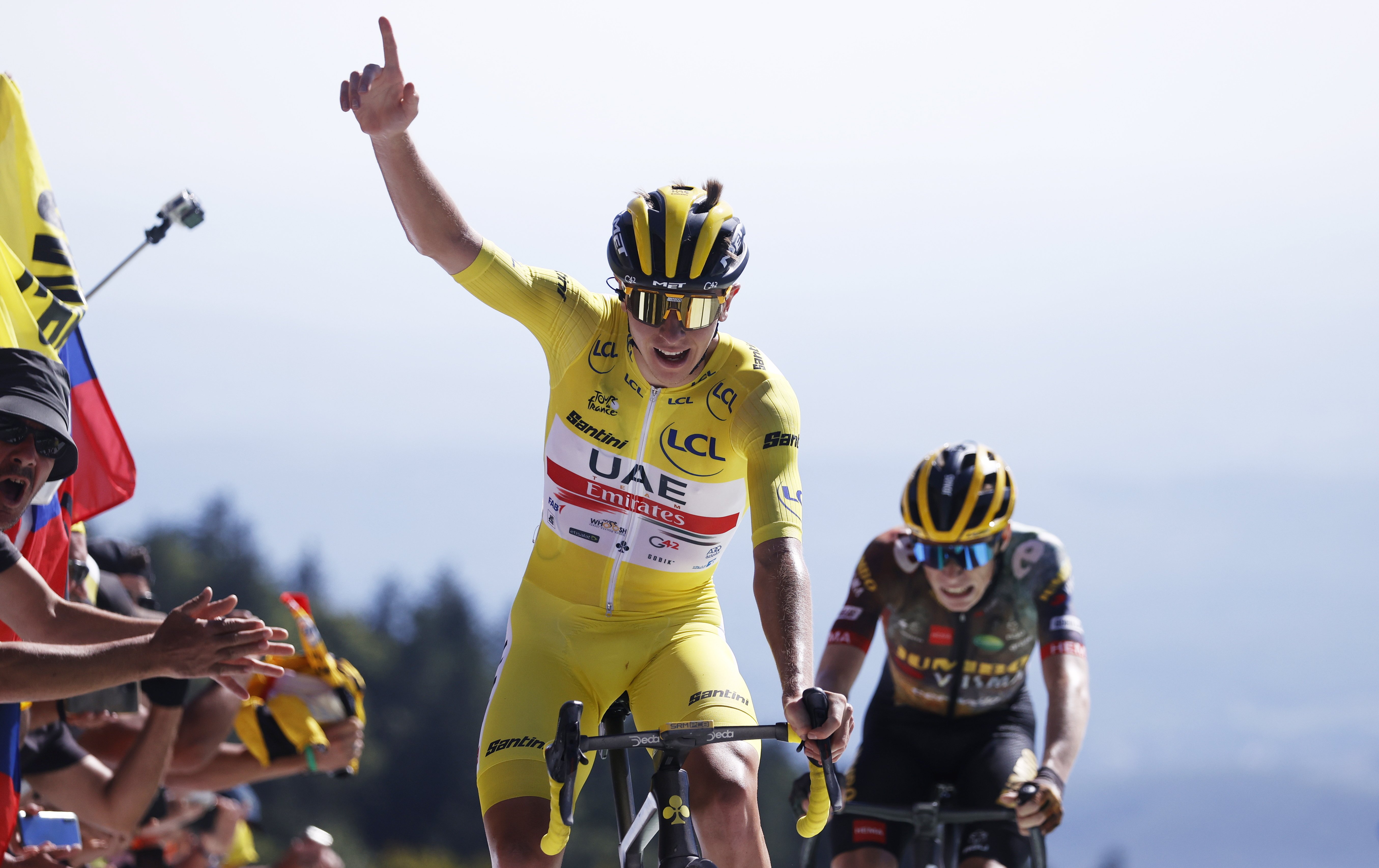 Tadej Pogacar vuelve a triunfar en la Planche des Belles Filles y es más líder del Tour de Francia