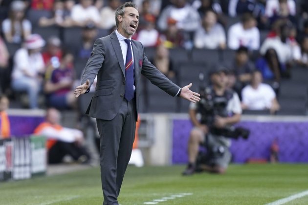 Espanya Finlandia UEFA Women's EURO 2022 Jorge Vilda entrenador / Foto: Efe Espanya Finlandia UEFA Women's EURO 2022 Jorge Vilda entrenador / Foto: Efe