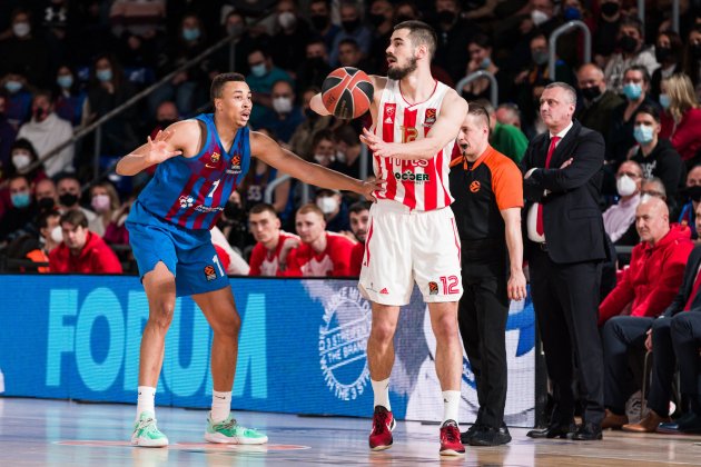 Nikola Kalinic Estrella Roja Barca Euroliga / Foto: Europa Press Nikola Kalinic Estrella Roja Barca Euroliga / Foto: Europa Press