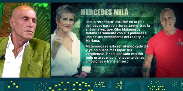 Kiko Matamoros contra Mercedes Milá Telecinco
