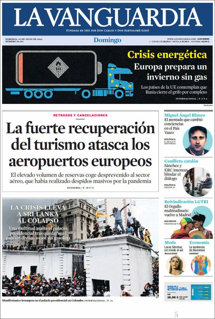 portada lavanguardia portada lavanguardia