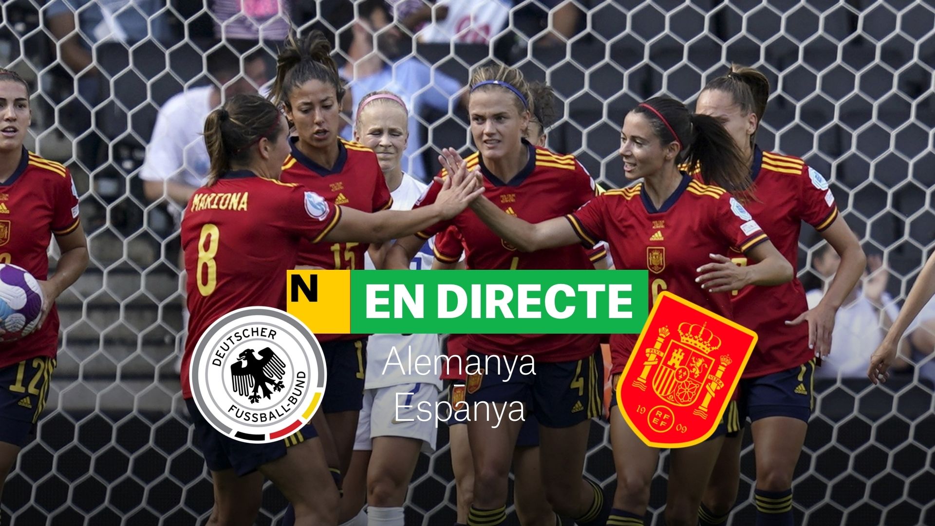 Alemanya-Espanya, DIRECTE | Eurocopa femenina 2022: resultat, resum i gols