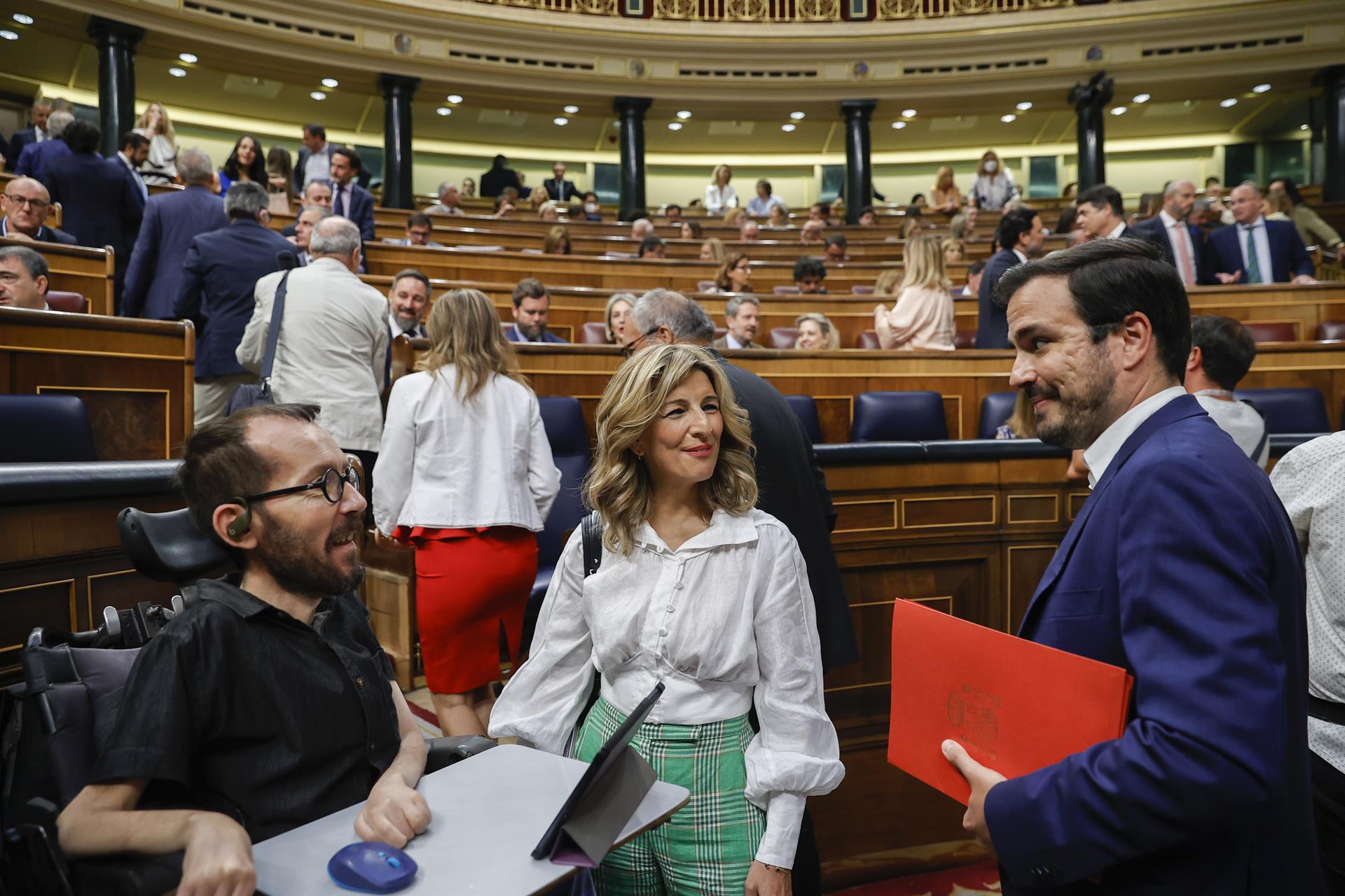 Podemos aplaude las medidas de Pedro Sánchez, Yolanda Díaz pide más