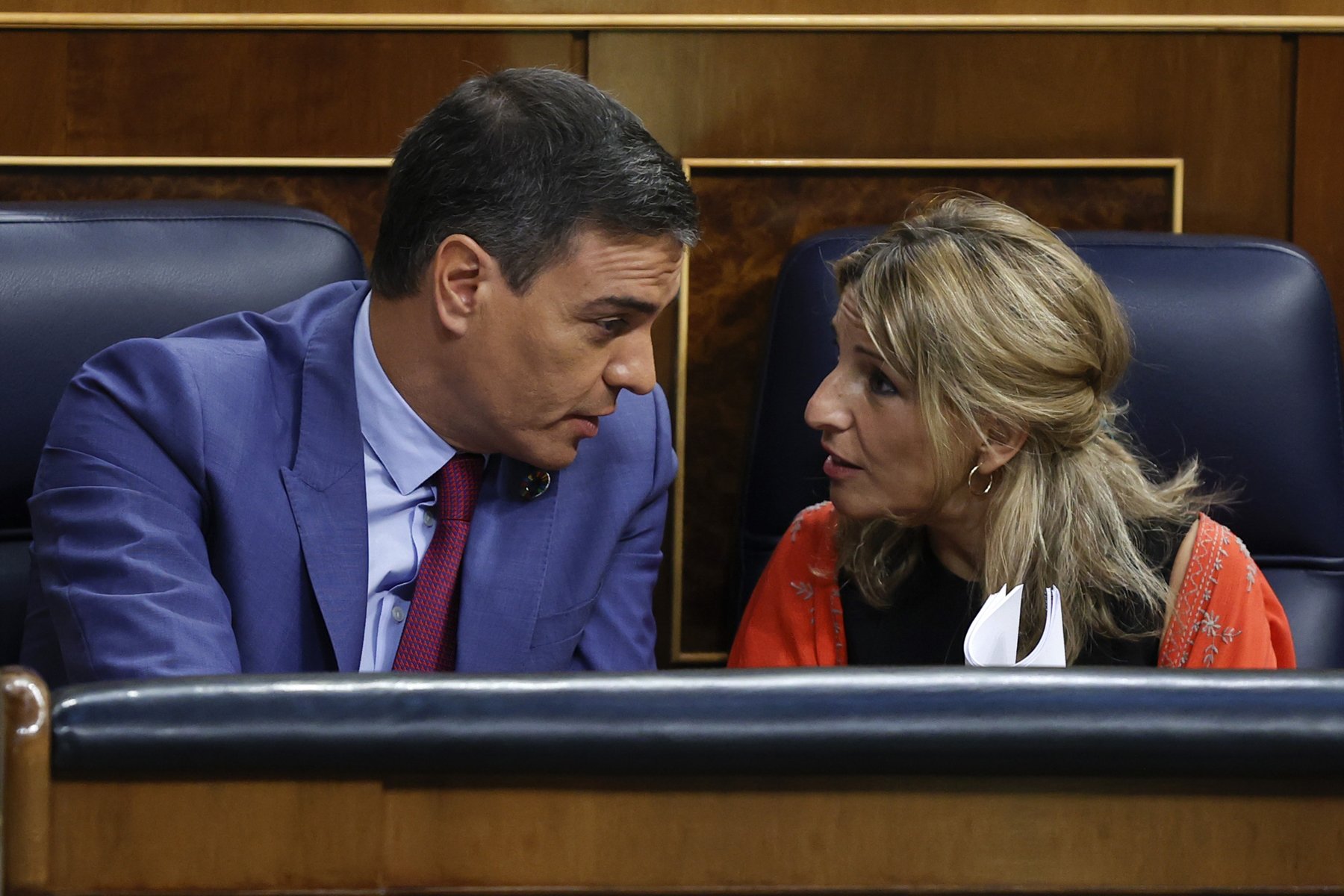 Reunión de Pedro Sánchez y Yolanda Díaz para "fortalecer" el gobierno de coalición