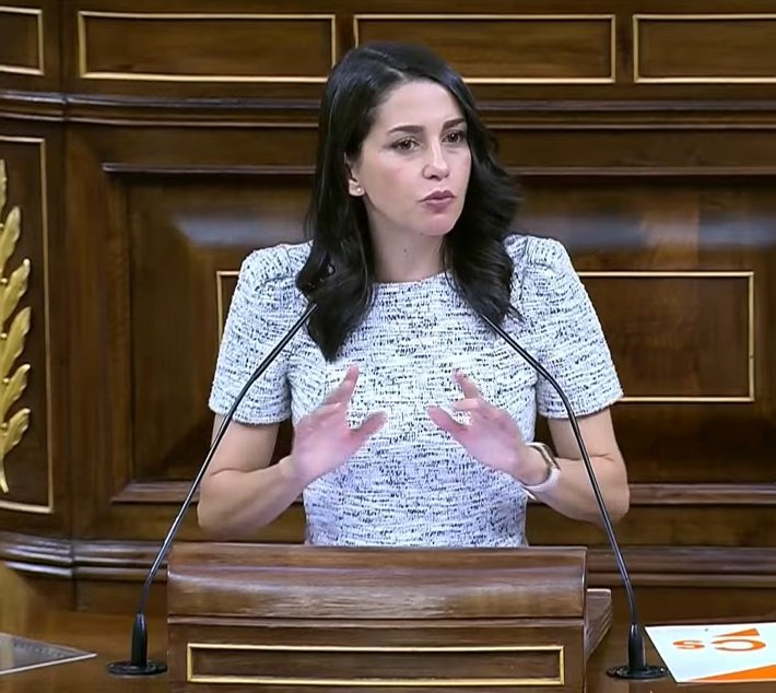 Inés Arrimadas debat estat de la nacio espanyola Inés Arrimadas debat estat de la nacio espanyola