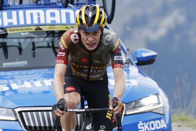 Jonas Vingegaard  Col de Granon Tour de Francia / Foto: Yoan Valat - EFE