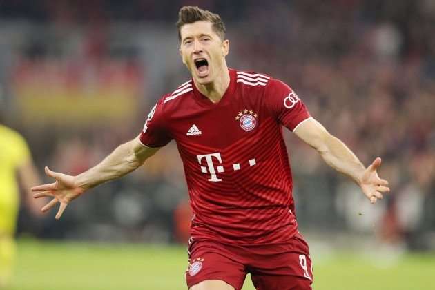 Robert Lewandowski celebracion gol Bayern / Foto: Europa Press