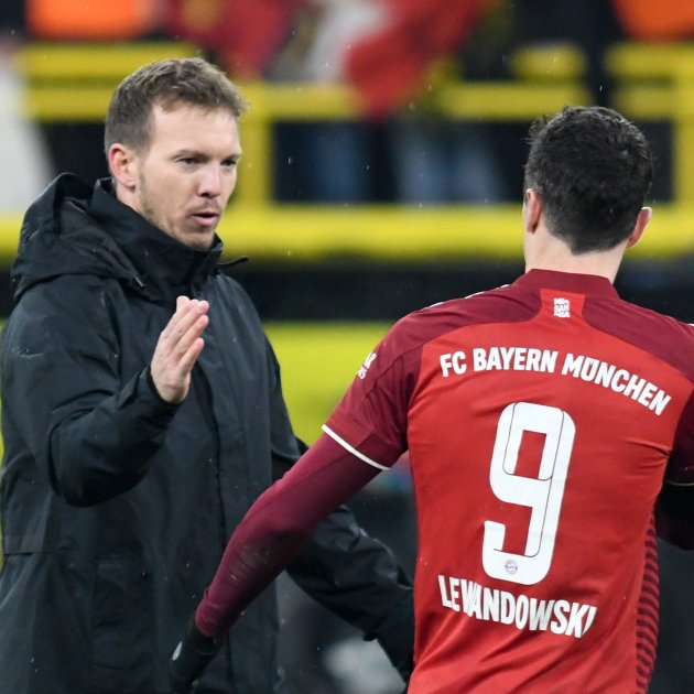 Julian Nagelsmann Robert Lewandowski Bayern / Foto: Europa Press