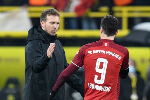 Julian Nagelsmann Robert Lewandowski Bayern / Foto: Europa Press