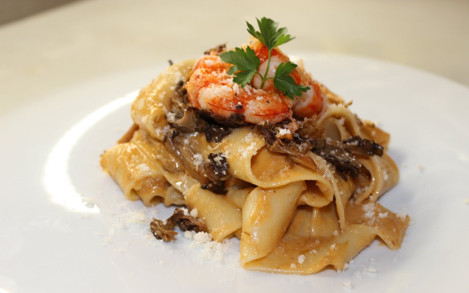 pappardelle romesco camagrocs gambes pas48