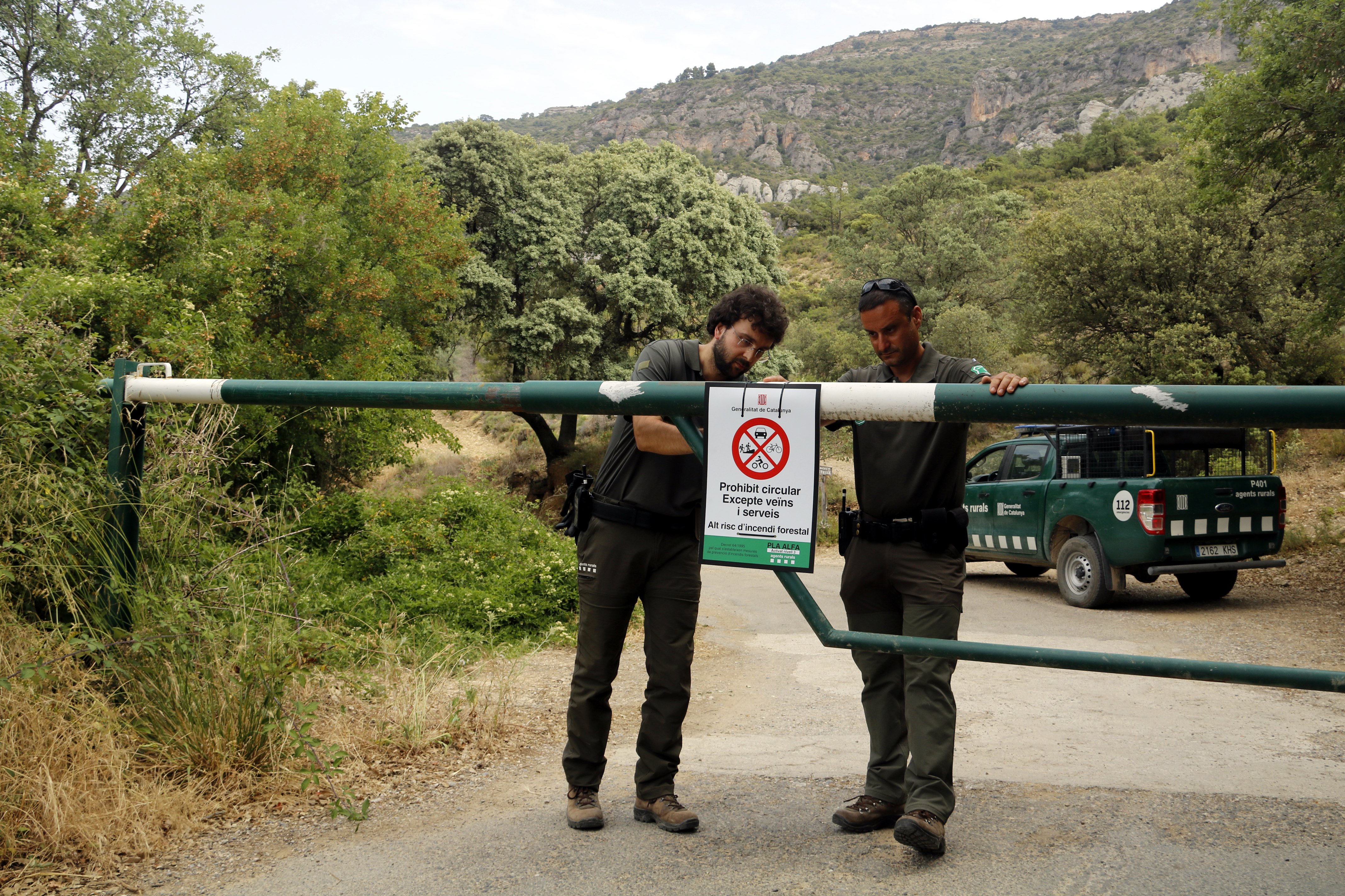 Quines restriccions per l'onada de calor i risc d'incendi t'afecten? Municipis de Catalunya en Alfa 3