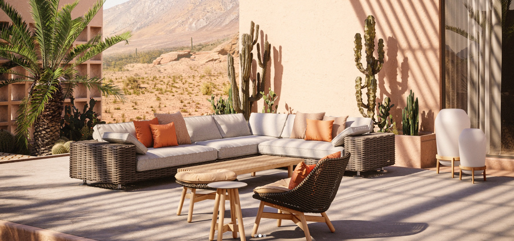 Complementa tu jardín con los mejores muebles para exteriores de DEDON
