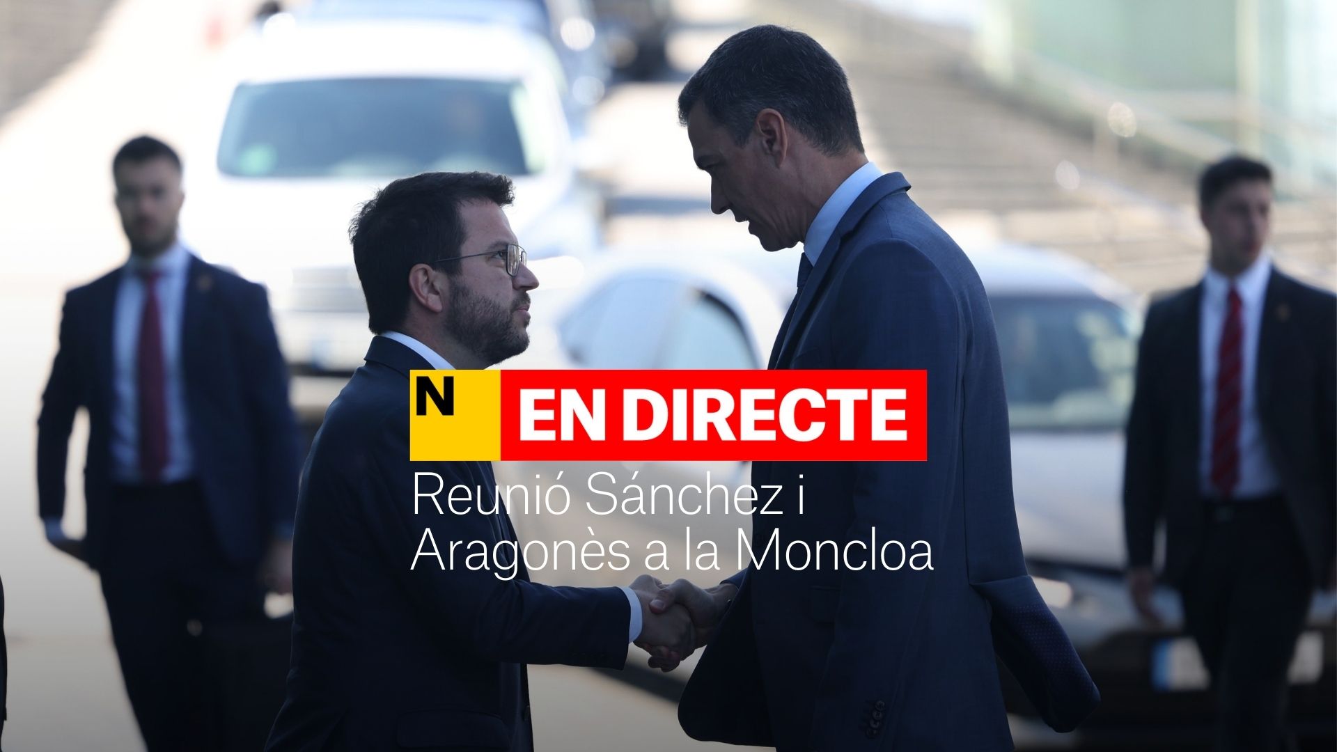 Reunión de Sánchez y Aragonès en la Moncloa: comparece el presidente Pere Aragonès | DIRECTO