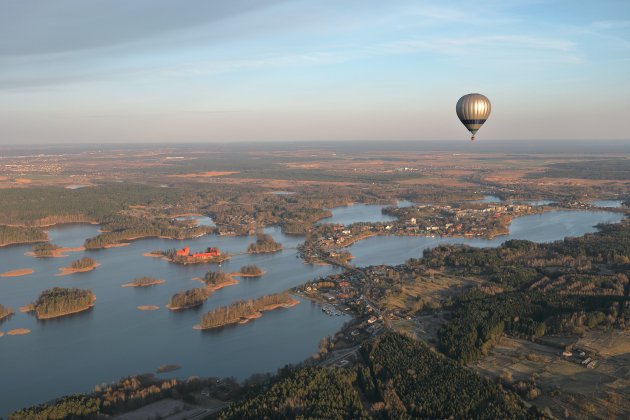 Vista aérea de Trakai / Unsplash Vista aérea de Trakai / Unsplash