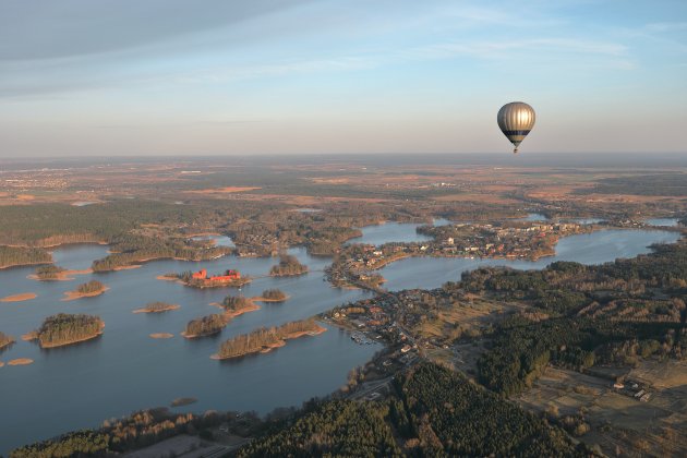 Vista aérea de Trakai / Unsplash