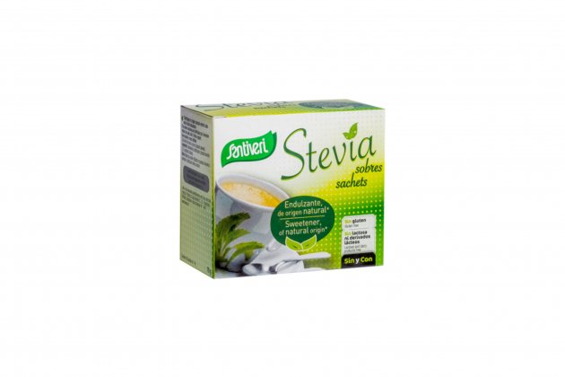 Caja de sobres de estevia Caja de sobres de estevia