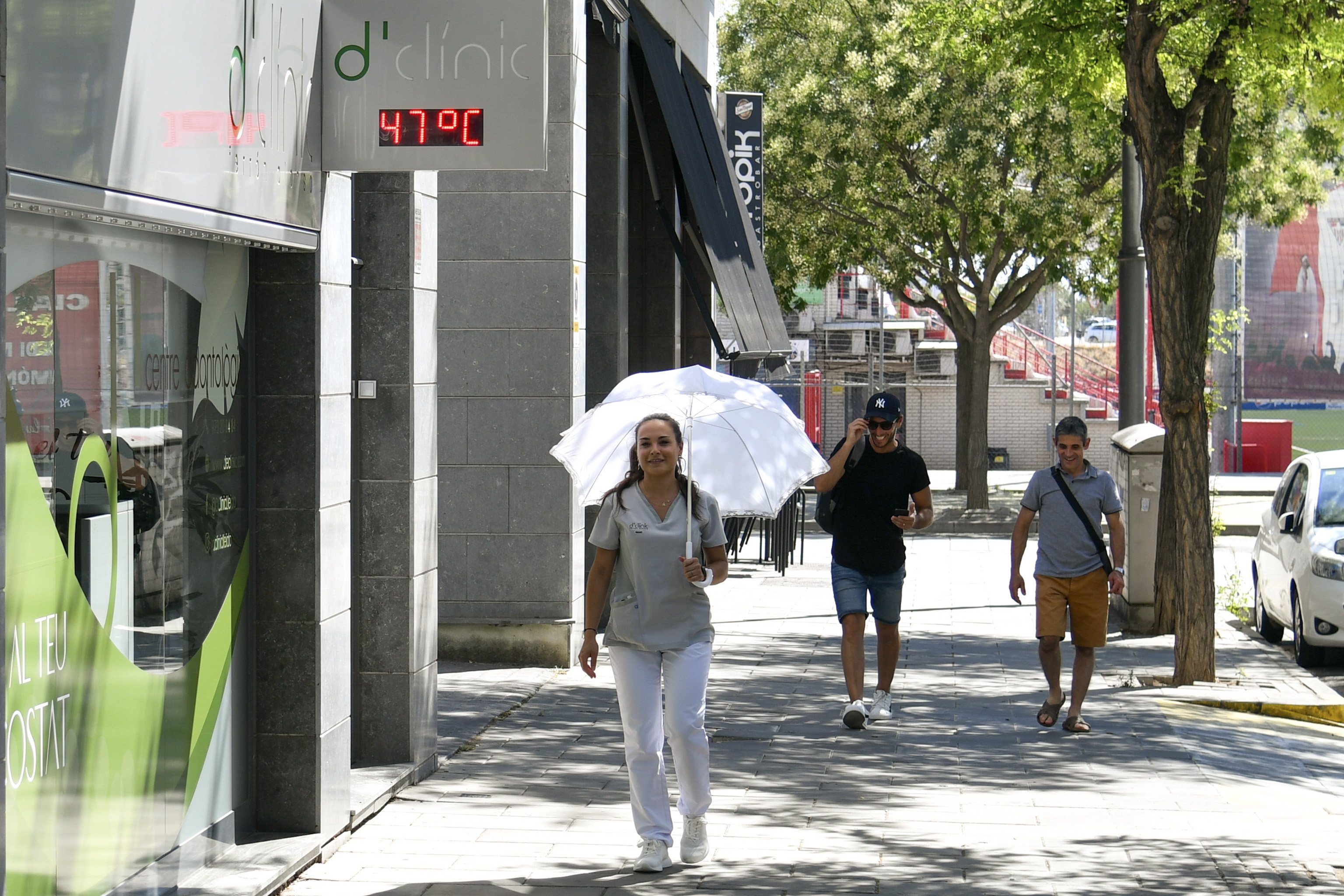 Onada de calor a Lleida on els termòmetres al sol marquen 47ºC / EFE