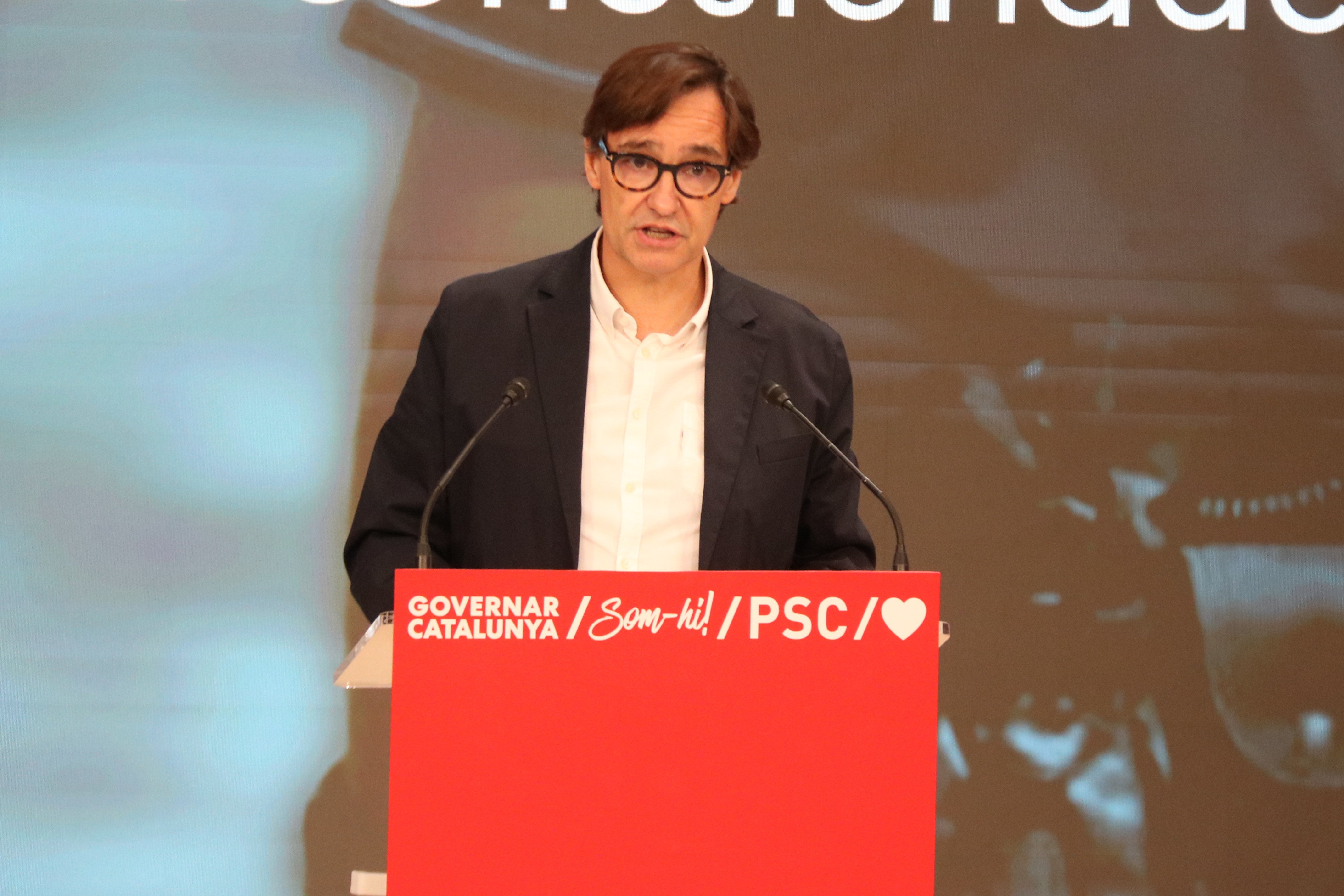 Salvador Illa insiste en convocar una mesa de diálogo de partidos catalanes