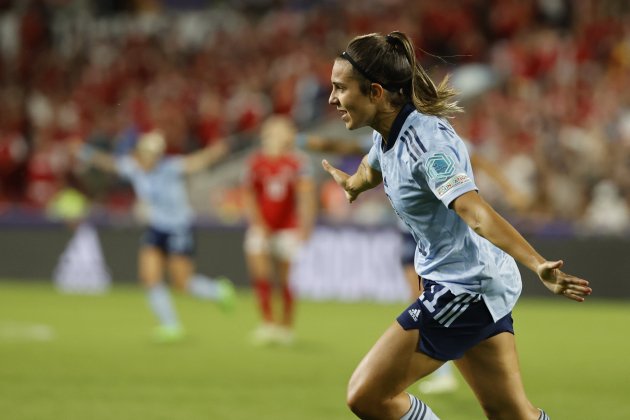Marta Cardona gol Dinamarca / Foto: EFE Marta Cardona gol Dinamarca / Foto: EFE