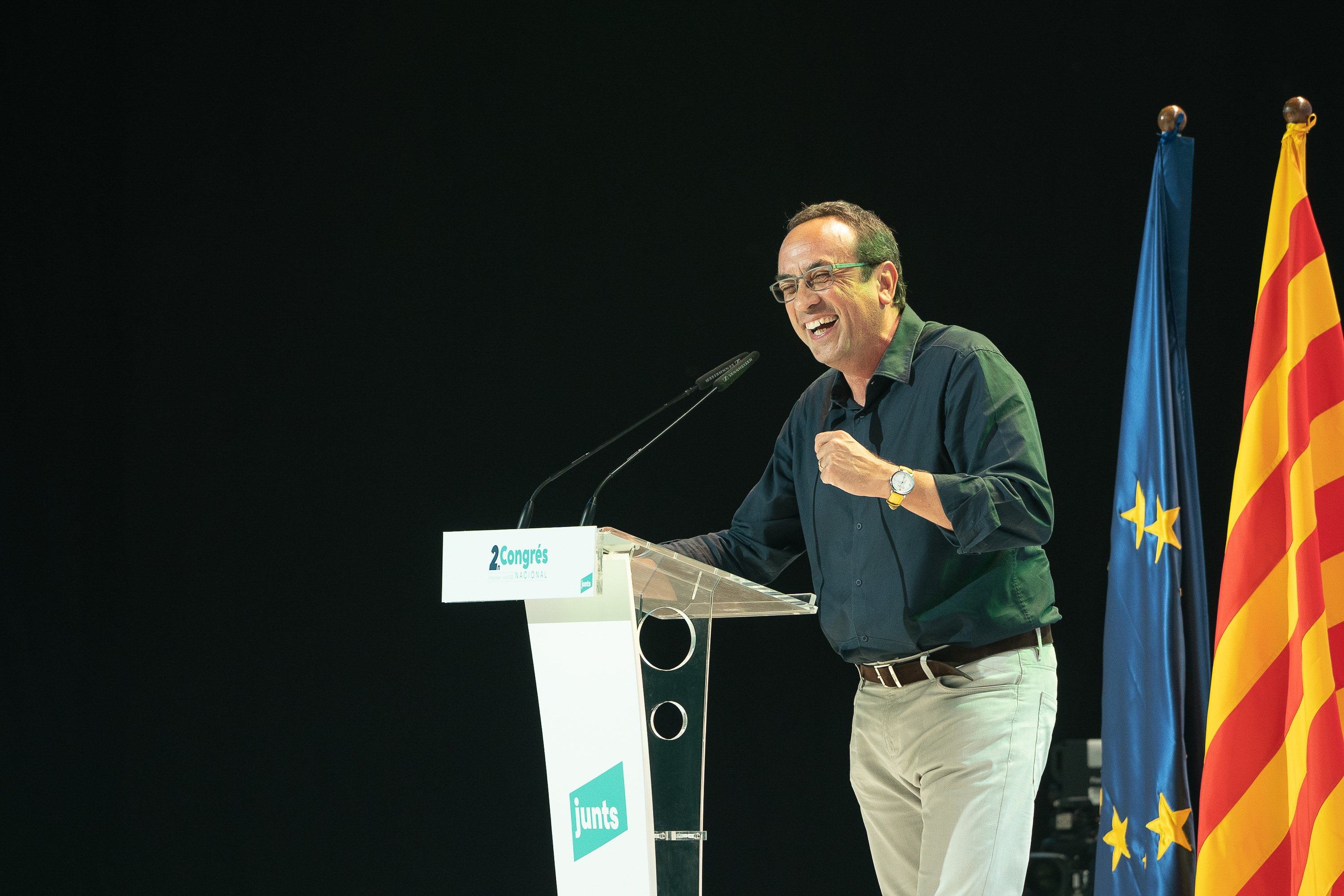 El congreso de Junts sitúa a Josep Rull al frente del consell nacional y blinda la hoja de ruta