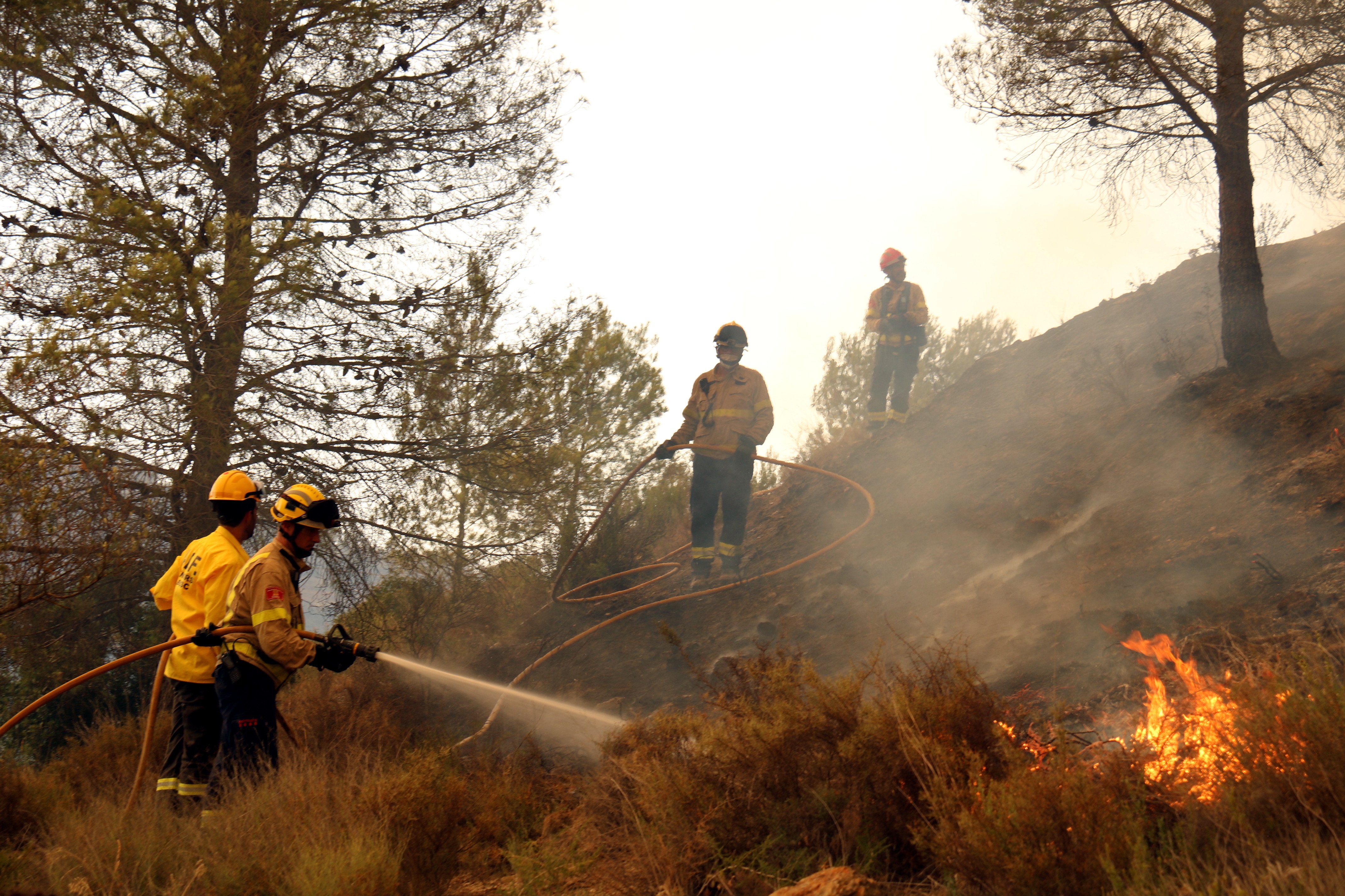 El incendio del Pont de Vilomara podría afectar hasta 6.000 hectáreas