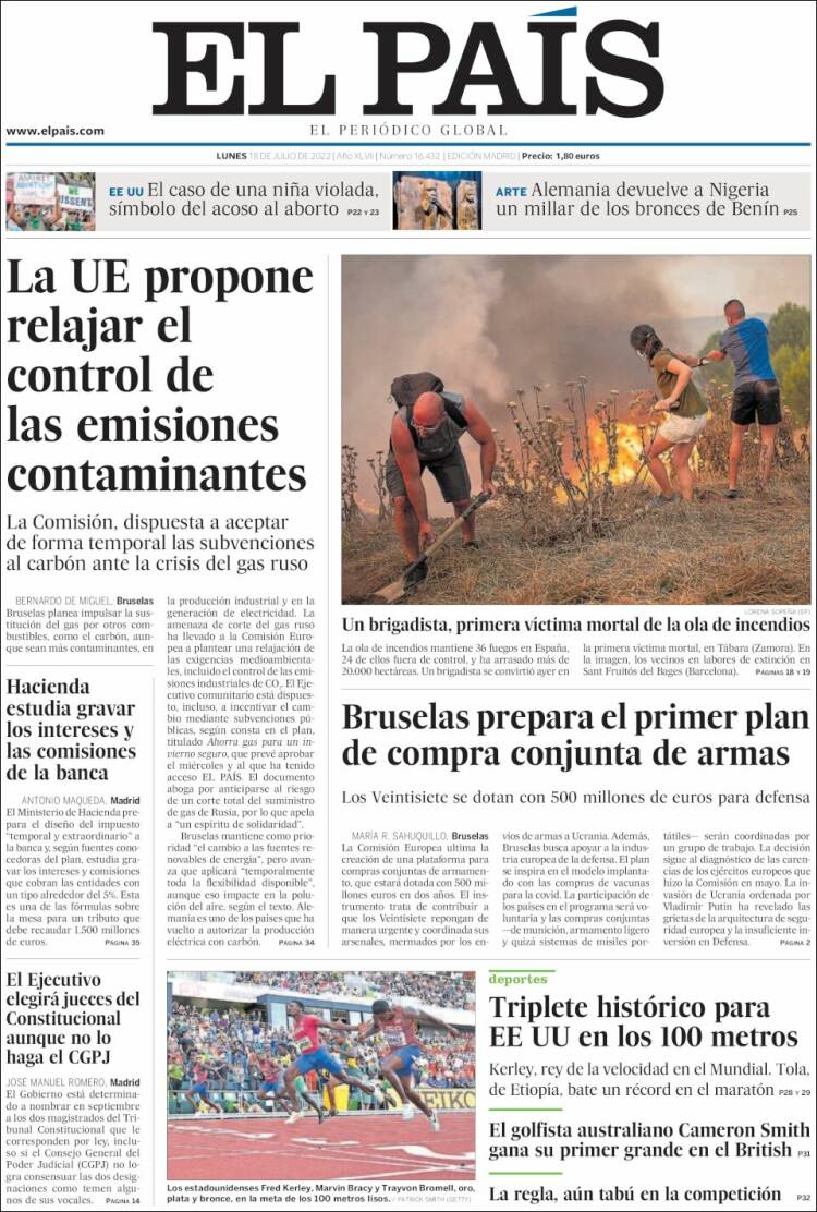 portada el pais portada el pais