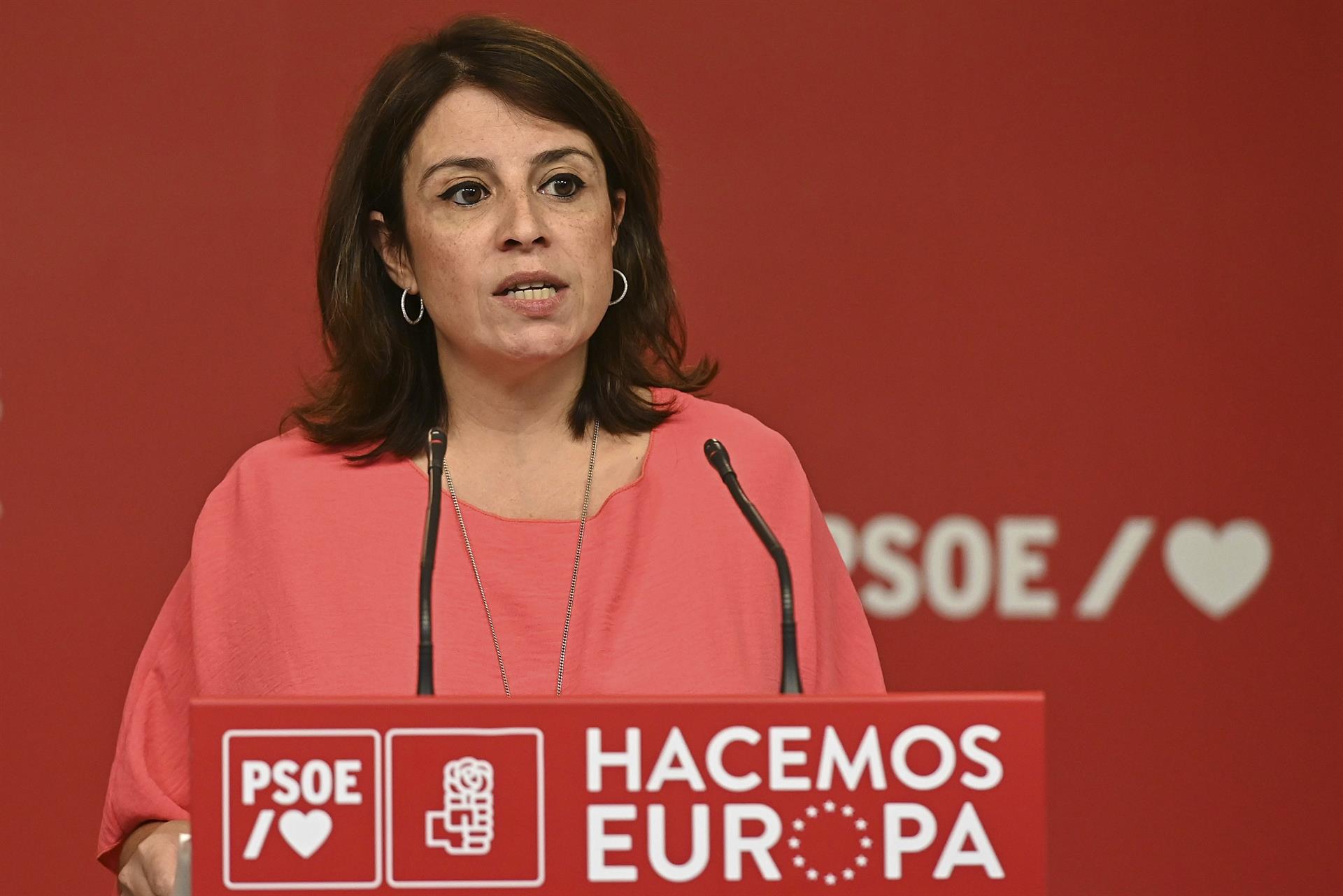 Adriana Lastra dimite como vicesecretaria general del PSOE