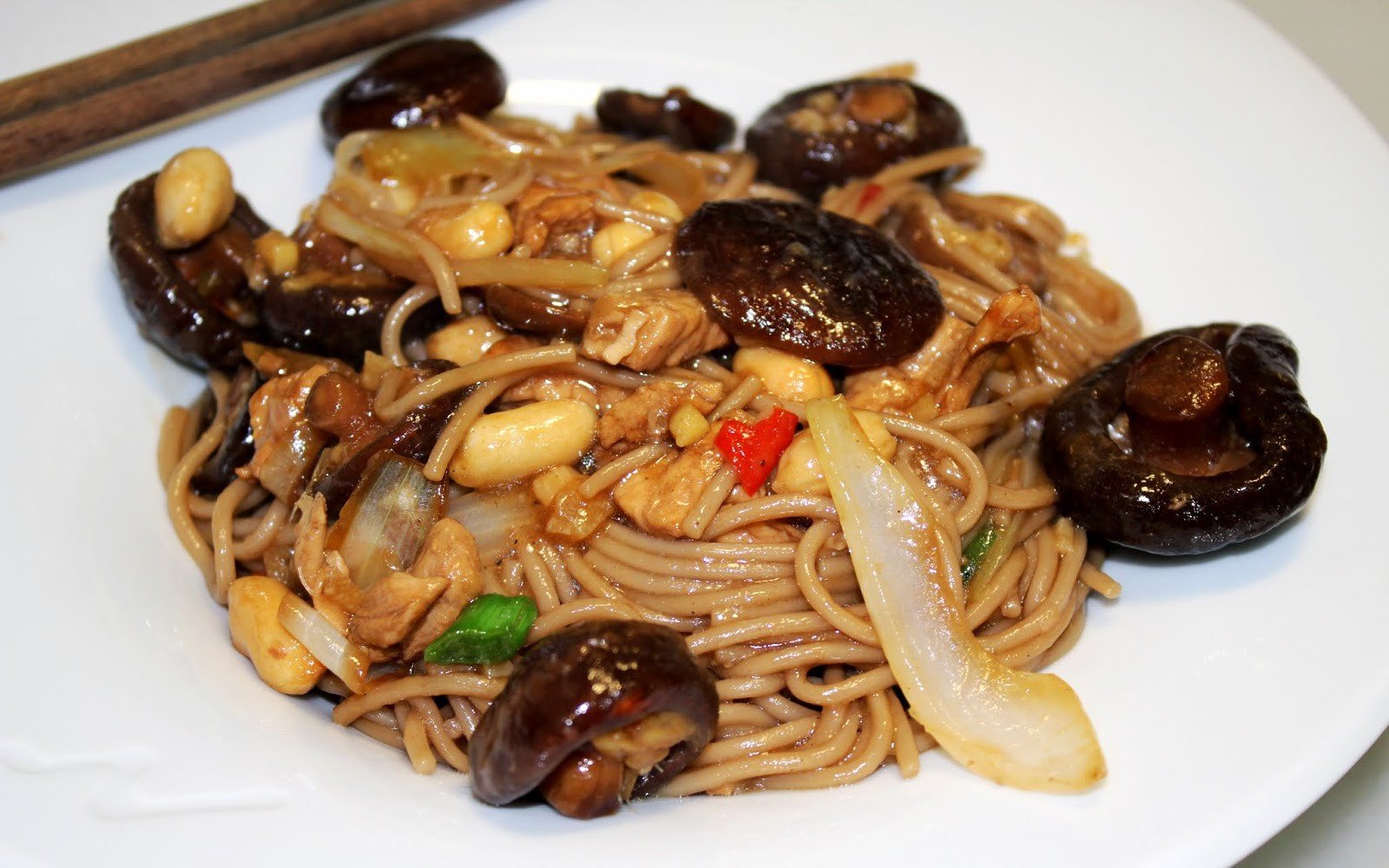 wok fideus soba gall dindi shiitake pas42