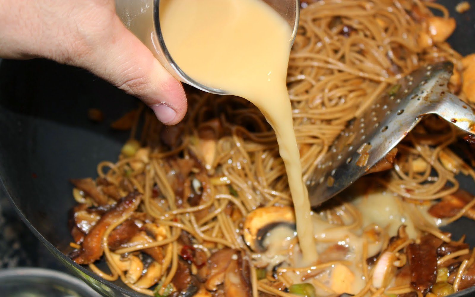 wok fideus soba pollastre shiitake pas41