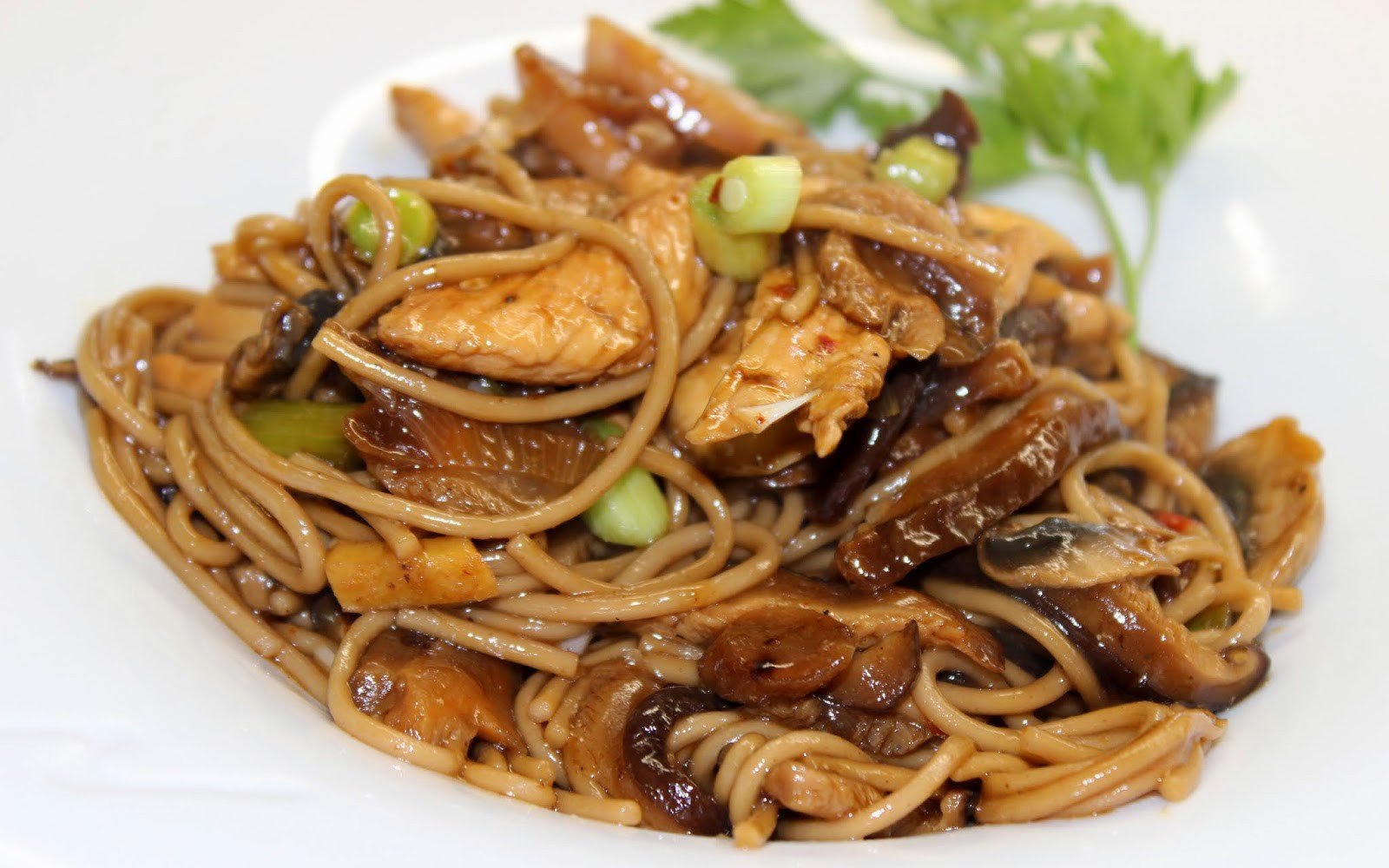 wok fideus soba pollastre shiitake pas44