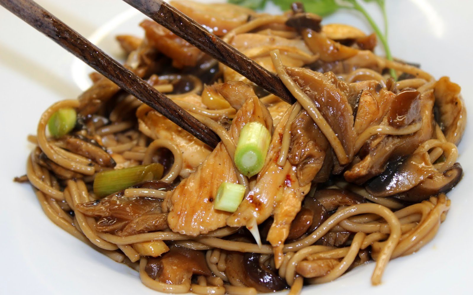 wok fideus soba pollastre shiitake pas47