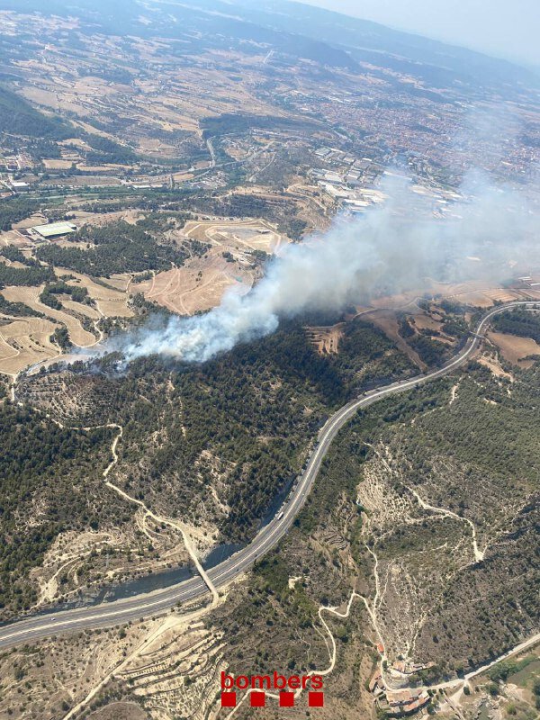 Nuevo incendio Pont de Vilomara / Bomberos Nuevo incendio Pont de Vilomara / Bomberos