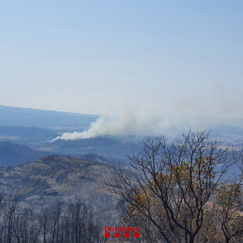 Nuevo incendio Pont Vilomara Nuevo incendio Pont Vilomara