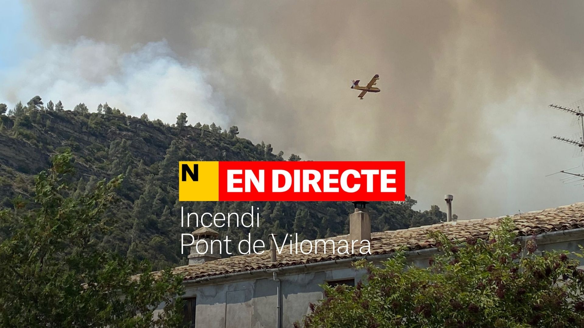 Incendio en El Pont de Vilomara, DIRECTO | Estabilizado el fuego del Bages y el incendio en Àger