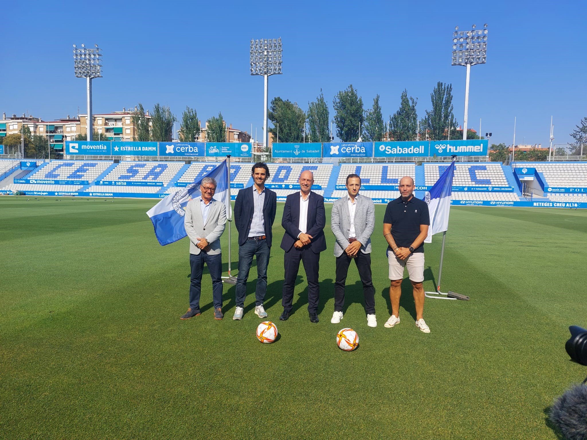 Banc Sabadell i el Centre d’Esports Sabadell FC renoven l’acord de patrocini fins al 2024