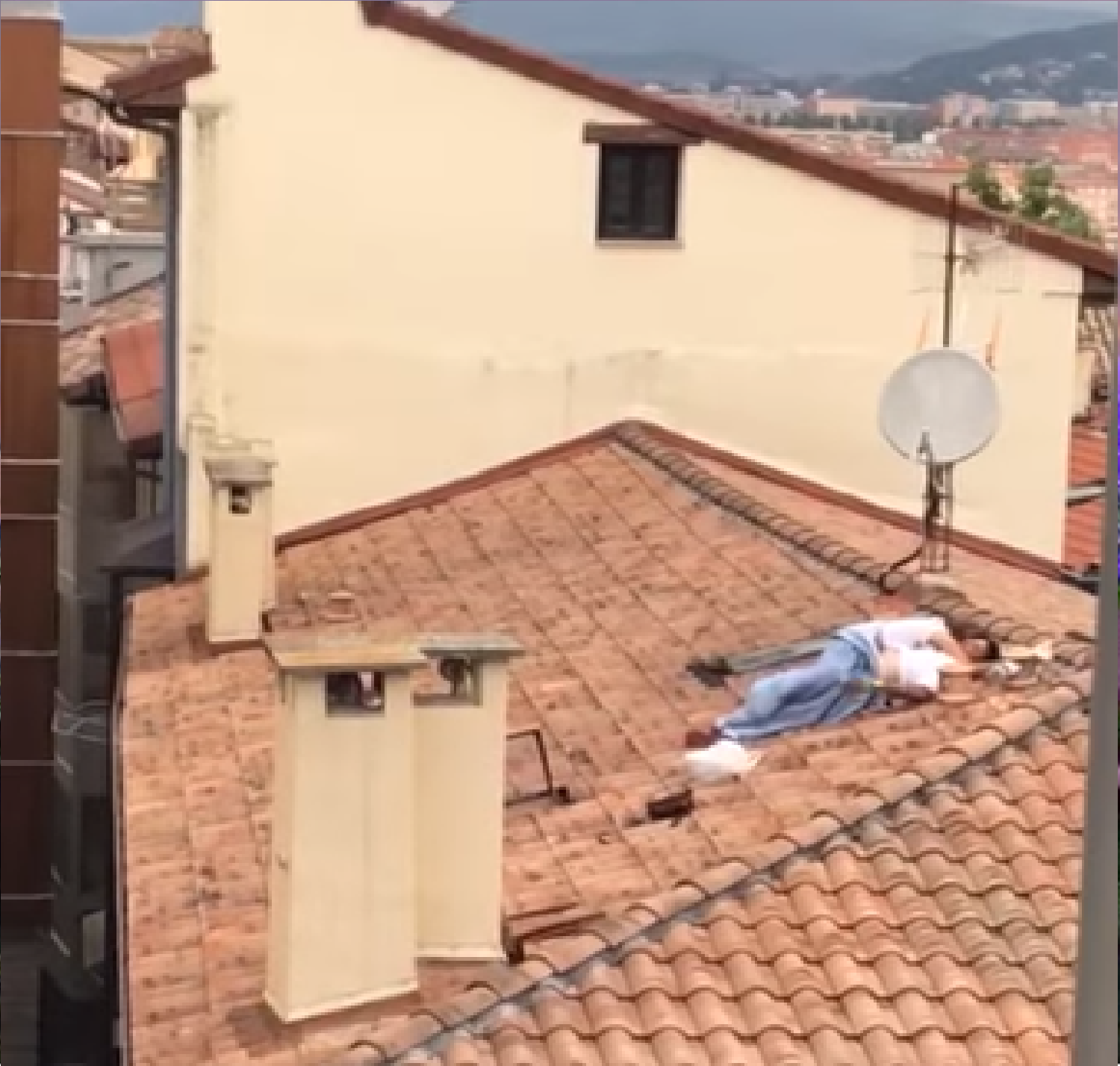 VÍDEO: Sexo en el tejado por Sanfermines