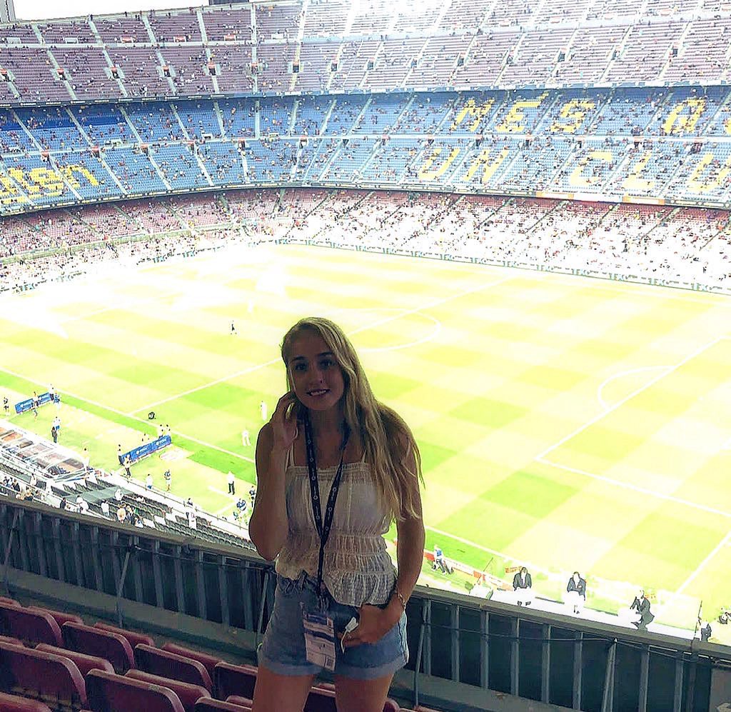 maria garrido camp nou