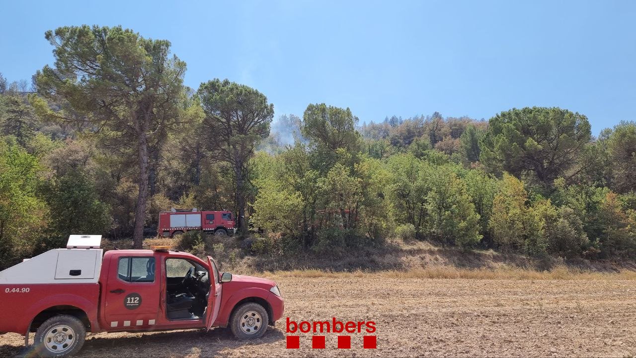 Incendio en el Puente Vilomara / Bomberos