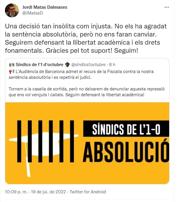 TUIT sindic jordi matas