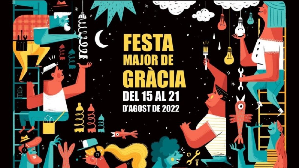 Cartel Fiesta Mayor Gracia 2022