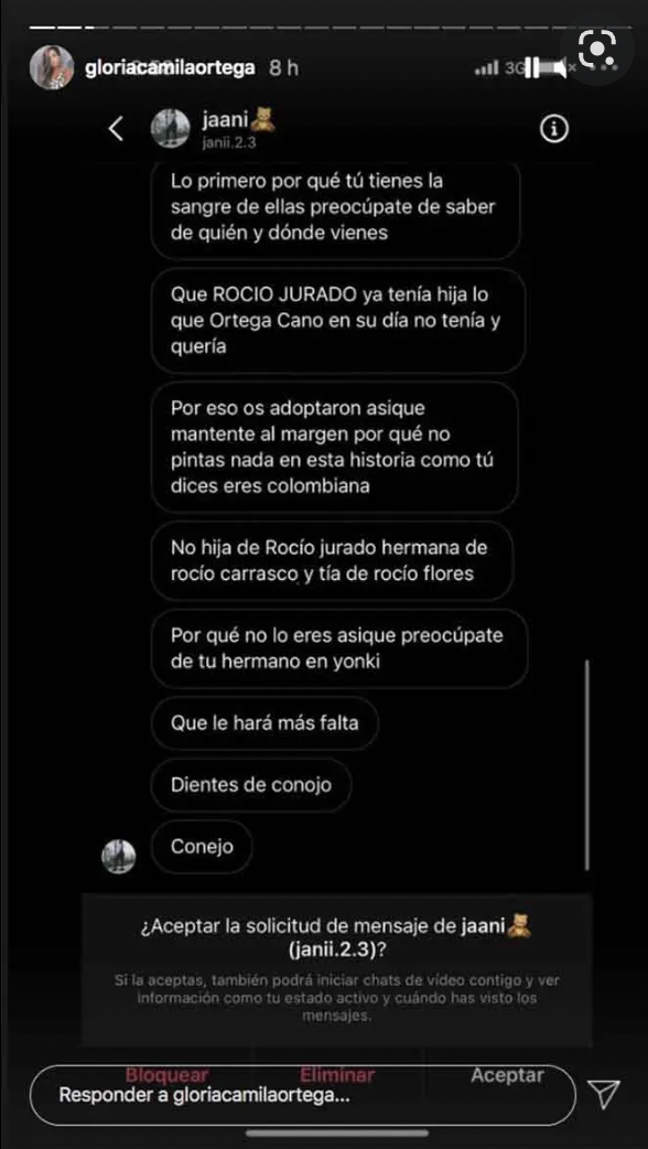 Glòria Camila assetjament|persecució xarxes Glòria Camila assetjament|persecució xarxes
